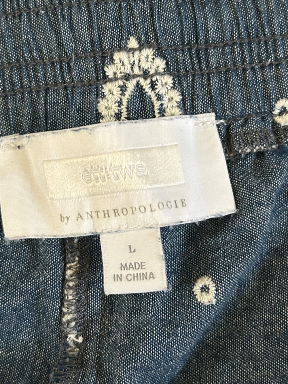EUC Anthropologie ett:twa Eyelet
Chambray Shorts - 100%
Cotton - Picture 6 of 9